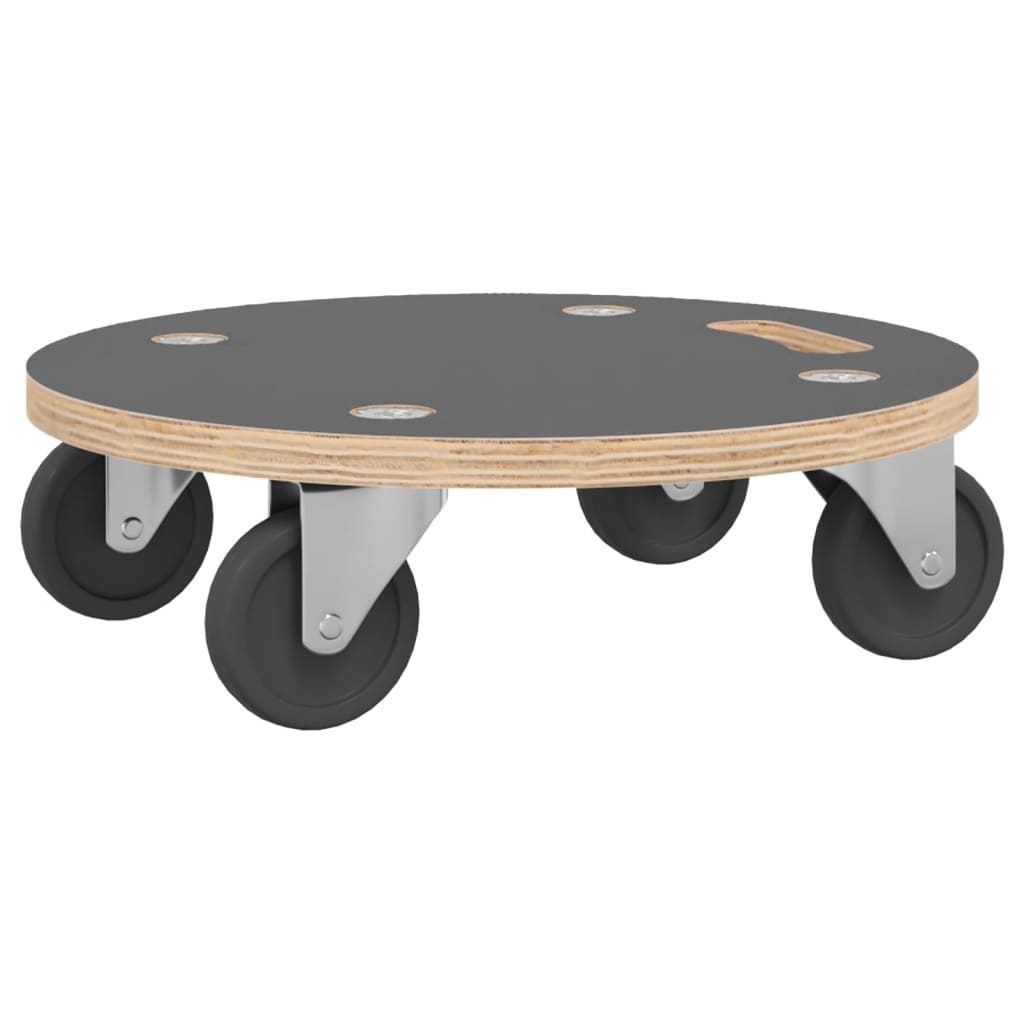 vidaXL Transportroller 2 Stk. Rund Ø38x11,5 cm 250 kg