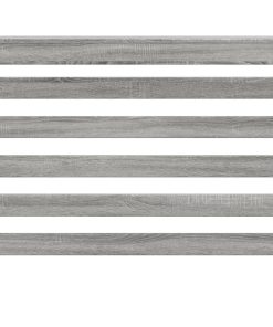 vidaXL Heizkörperverkleidung Grau Sonoma 104x20x82 cm Holzwerkstoff