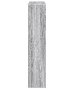 vidaXL Kaminumrandung Grau Sonoma 81x18x82 cm Holzwerkstoff