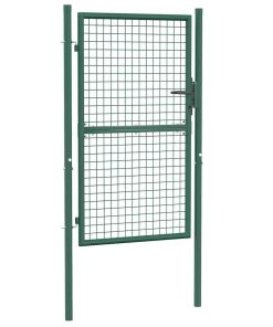 vidaXL Zauntor Stahl 100x150 cm Grün