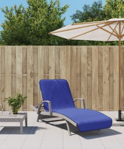 vidaXL Strandtücher 2 Stk. Königsblau 75x200 cm Stoff 400 GSM