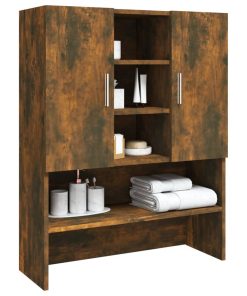 vidaXL Waschmaschinenschrank Räuchereiche 70,5x25,5x90 cm