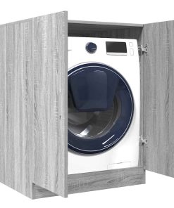 vidaXL Waschmaschinenschrank Grau Sonoma 71x71,5x91,5 cm