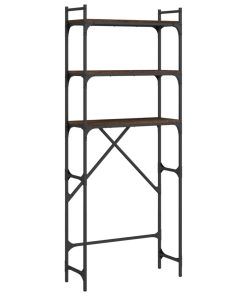 vidaXL Waschmaschinenregal Braun Eichen-Optik 67x25x163 cm