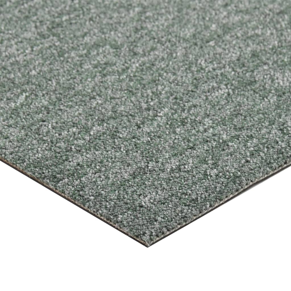 vidaXL Teppichfliesen 20 Stk. 5 m² 50x50 cm Grün