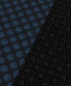 vidaXL Treibende Pool-Solarplane PE 455 cm Schwarz und Blau