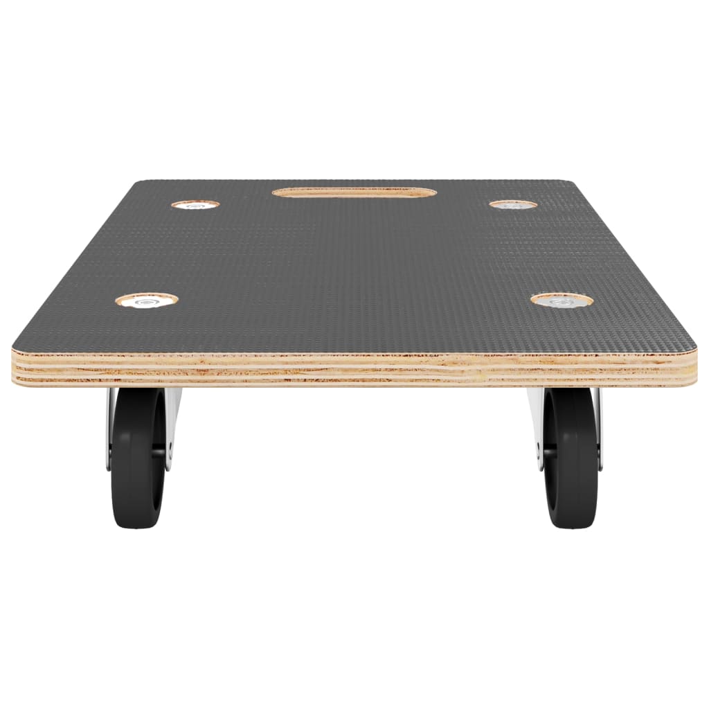 vidaXL Transportroller 2 Stk. Rechteckig 80x55x11,5 cm 250 kg