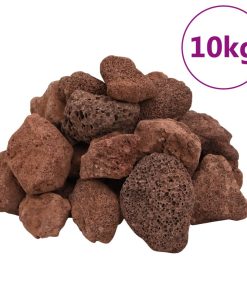 vidaXL Lavagranulat 10 kg Rot 5-8 cm