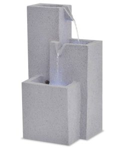 vidaXL Zimmerbrunnen mit LED-Licht Polyresin