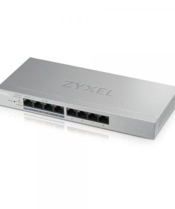 Zyxel Switch Unmanaged Plus 8 Porte Gigabit (4 Poe), Easy Management Per Vlan, Qos, Design Senza Ventole, Desktop