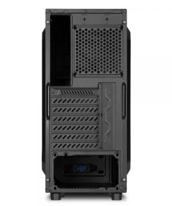 Sharkoon Case Vs4-V, Atx, 6 Slots Expansion, 2xusb 3.0 Front, Drive Bay Da 2,5/3,5/5,25, 1x120mm Fan Front, No Psu, Colore Nero