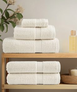 Asciugamani Premium Solund 10 Pz Crema 100x200 Cm 600 G/m²