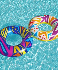 Bestway Flotatore Gonfiabile Decorato con Maniglie Colore Assortito D107cm +12 Anni Spiaggia e Piscina 36228