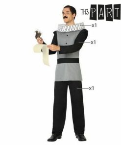 Costume per Adulti Th3 Party Nero (4 Pezzi) Taglia:M/L