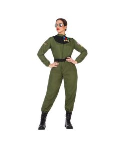 Costume per Adulti Th3 Party Verde (2 Pezzi) Taglia:XS/S