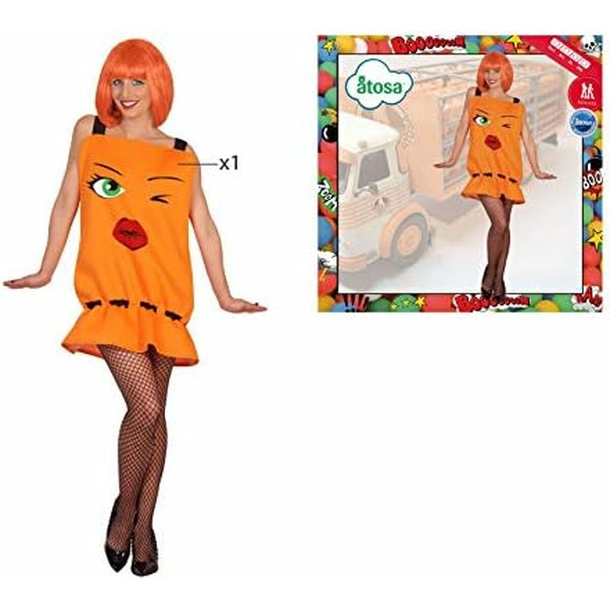 Costume per Adulti 2252 Bottiglia di Gas - Image 6