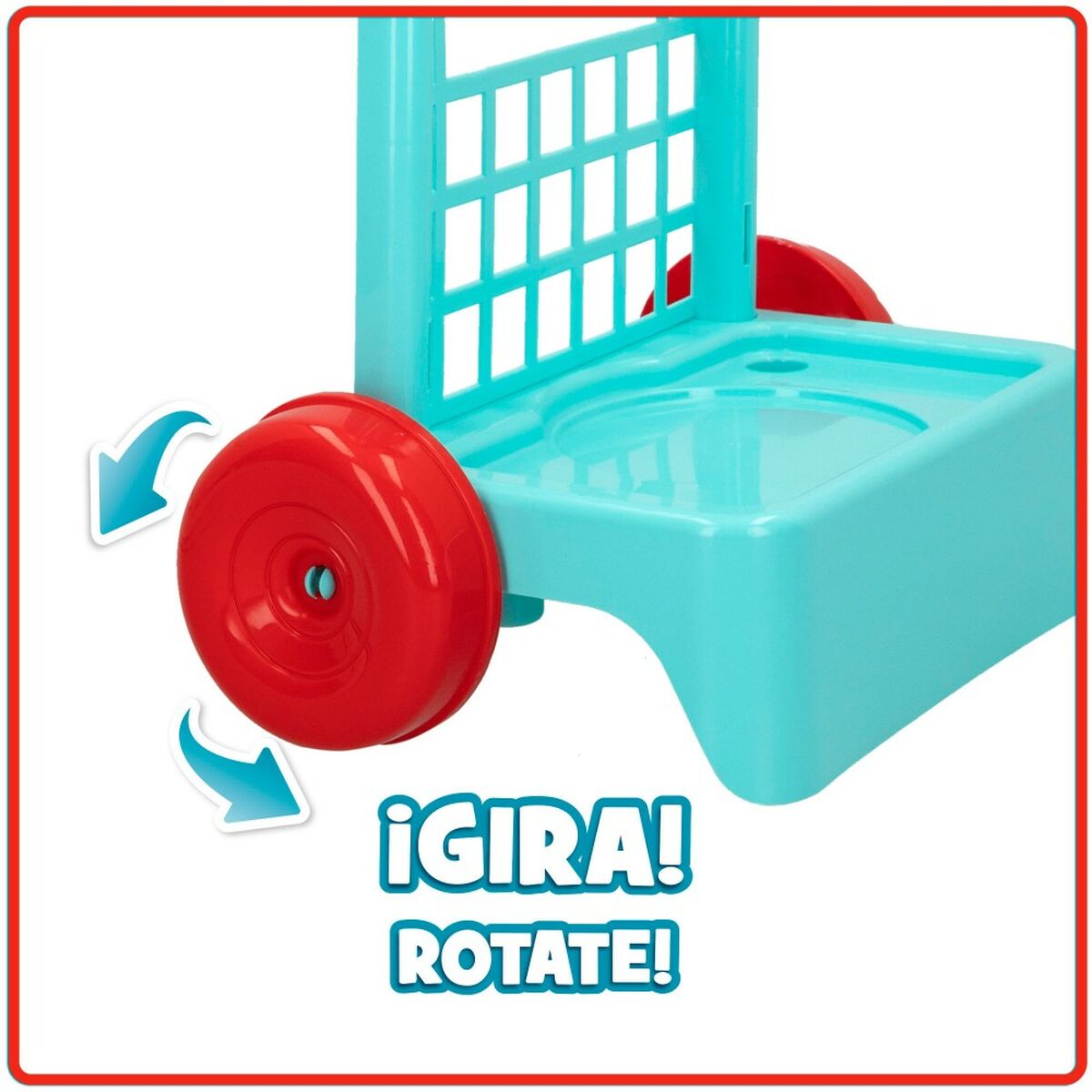 Carrello delle Pulizie con Accessori Colorbaby Giocattolo 5 Pezzi 30,5 x 55,5 x 19,5 cm (12 Unità) - Image 2