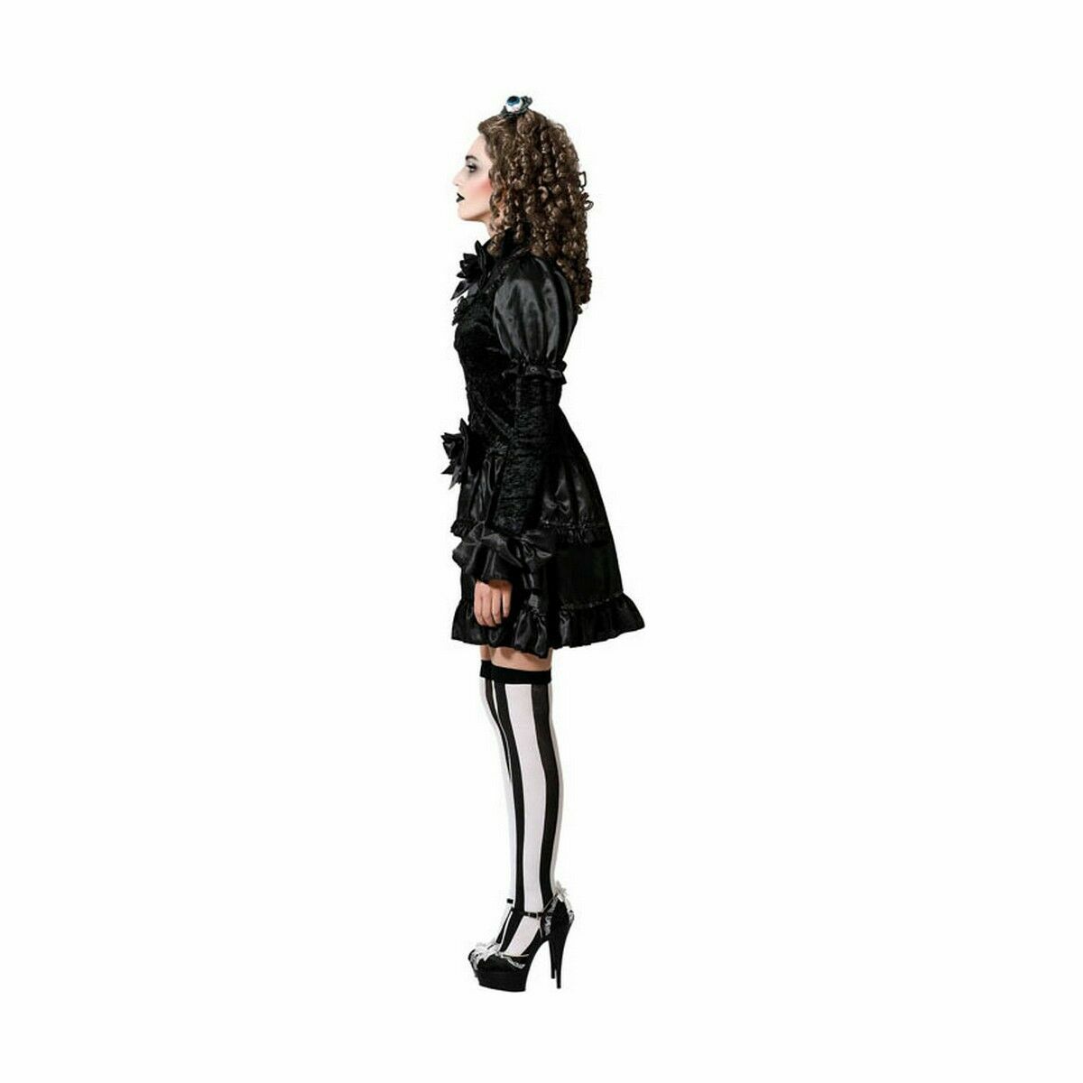 Costume per Adulti Nero Donna gotica (1 Pezzi) Taglia:XL - Image 6