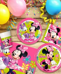 Set Articoli per feste Minnie Mouse 66 Pezzi