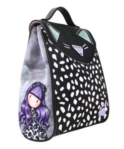 Zaino Casual Gorjuss Smitten kitten Nero Bianco (23 x 11 x 27 cm)