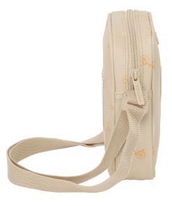Borsa a Tracolla Safta Orso Beige 16 x 18 x 4 cm