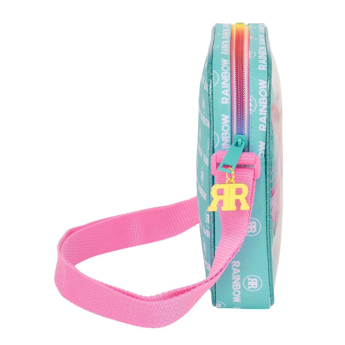 Borsa a Tracolla Rainbow High Paradise Turchese 16 x 18 x 4 cm