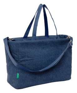 Borsa Benetton Denim Azzurro 40 x 31 x 17 cm