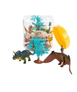 Figure di animali DKD Home Decor PVC Alluminio (2 Unità)