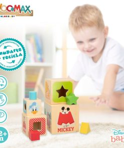 Blocchi Impilabili Disney 8 Pezzi 4 Unità 12,2 x 12,2 x 12,2 cm