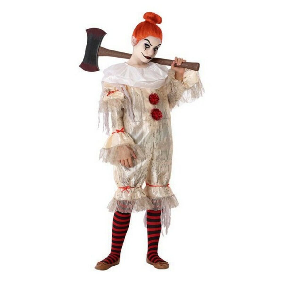 Costume per Bambini Beige Assassino (1 Pezzi) (1 Unità) Taglia:5-6 Anni