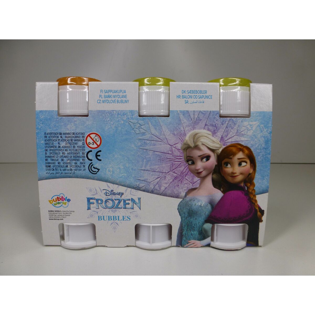 Set di soffiatori di bolle Frozen 3 Pezzi 60 ml (24 Unità)