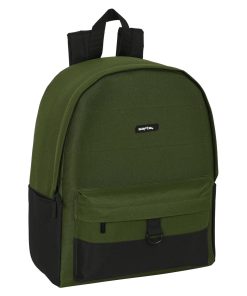 Zaino per Portatile Safta Dark Forest Nero Verde 31 x 40 x 16 cm