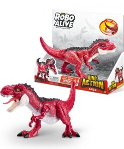 Dinosauro Zuru Robo Alive: Dino Action T- Rex Rosso Statuetta Articolata