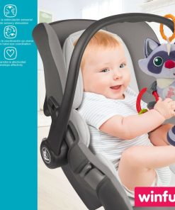 Peluche con Sonagli Winfun Procione 14,5 x 20 x 9,5 cm (6 Unità)