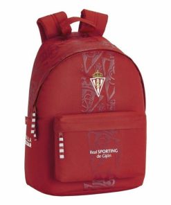 Zaino per Portatile Real Sporting de Gijón 14,1'' Rosso 31 x 41 x 16 cm