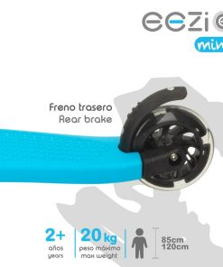 Monopattino Scooter Eezi Azzurro 2 Unità