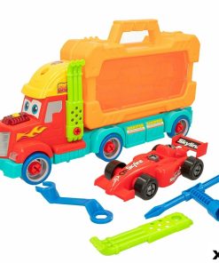 Camion Porta-veicoli Colorbaby 43 x 23,5 x 10,5 cm (2 Unità)