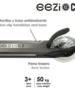 Monopattino Eezi Nero 2 Unità
