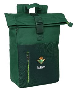 Zaino per Portatile Real Betis Balompié Verde 28 x 42 x 13 cm