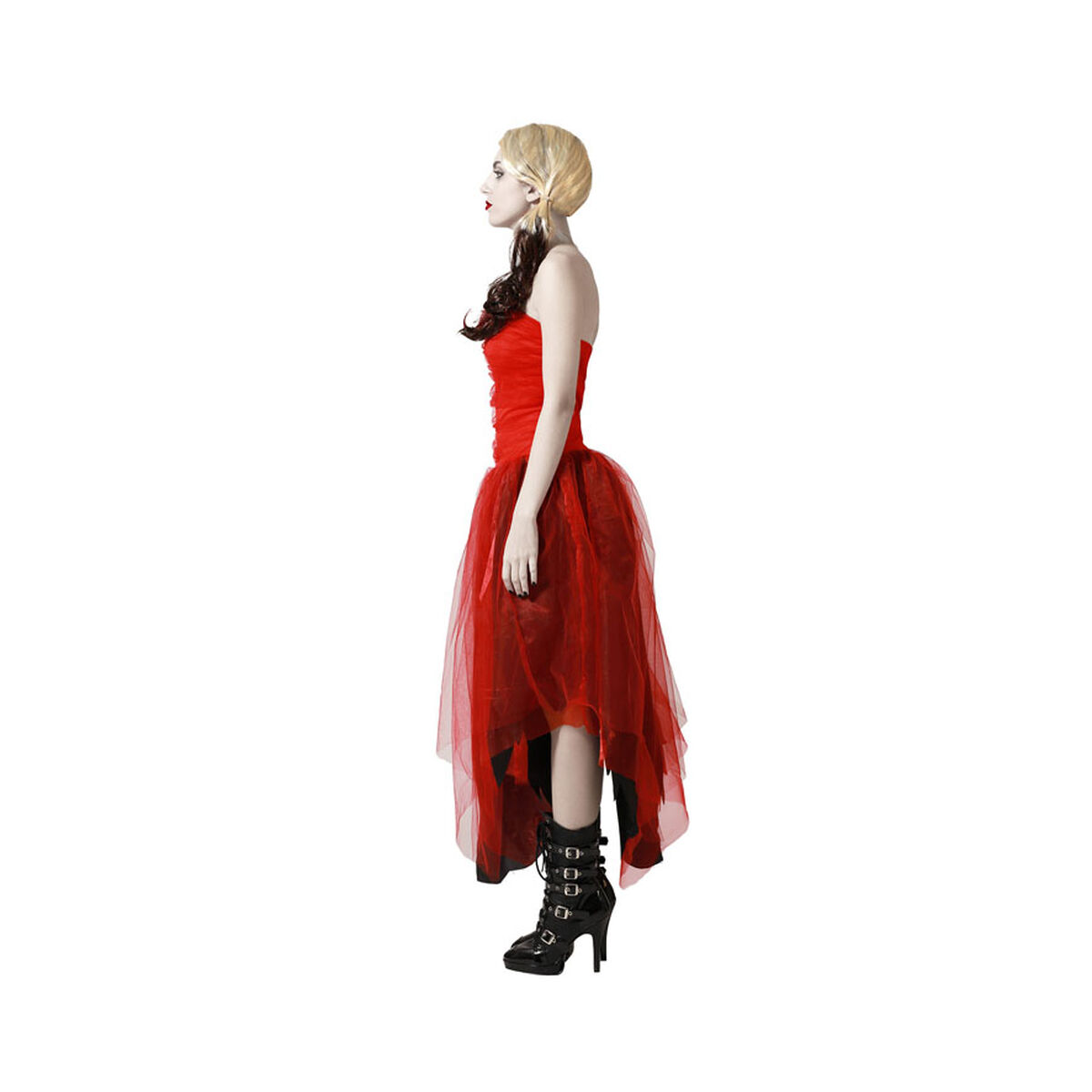Costume per Adulti Rosso Donna Taglia:M/L