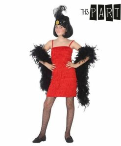 Costume per Bambini Charleston Rosso Taglia:3-4 Anni