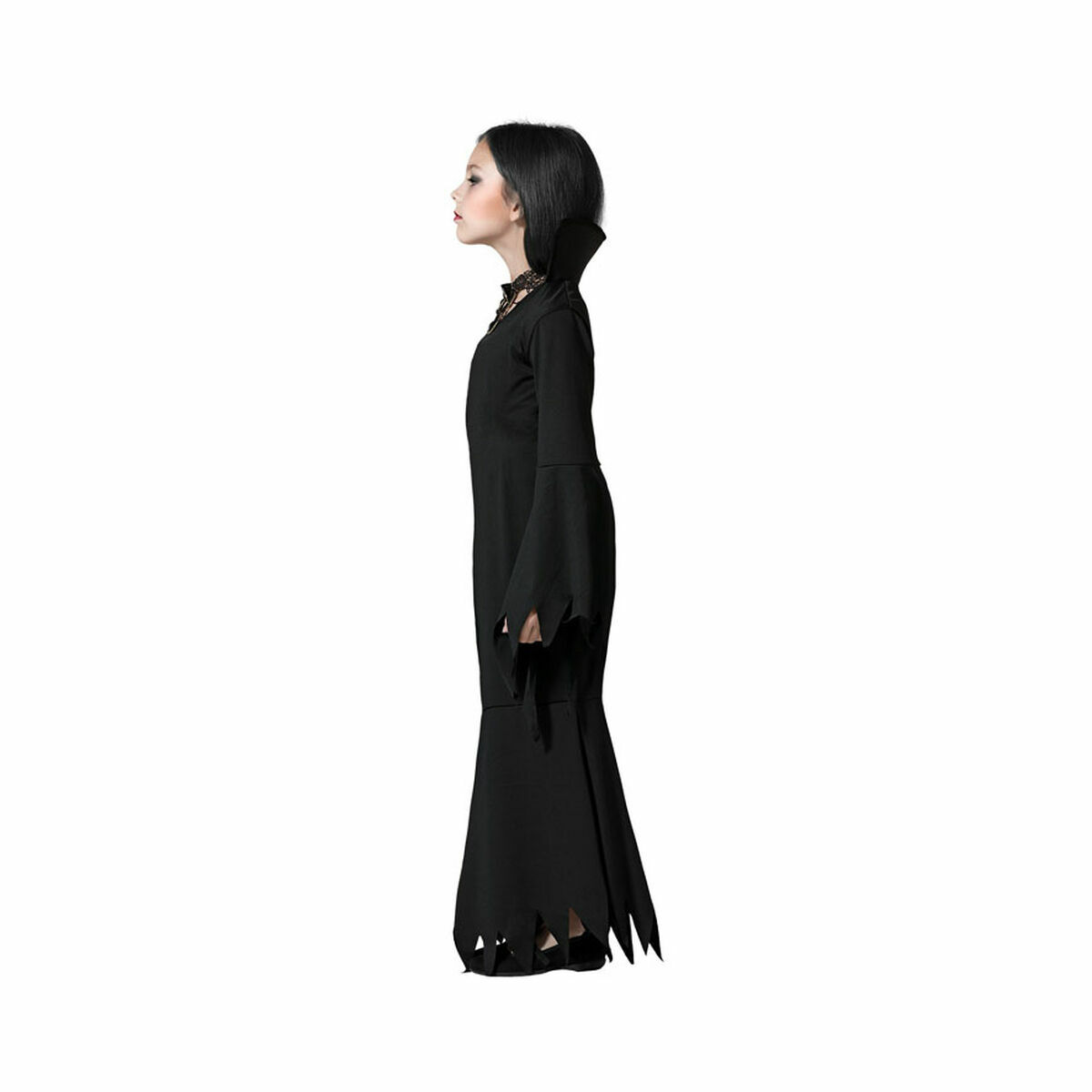Costume per Adulti Nero Per bambini Strega Taglia:5-6 Anni