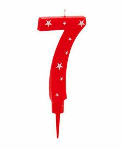 Candela Compleanno Numeri 7 (12 Unità)