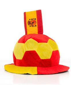 Cappello Pallone da Calcio con Bandiera della Spagna in Rilievo