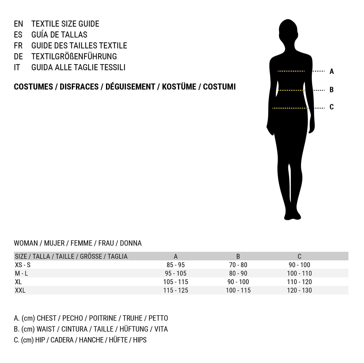 Costume per Adulti Th3 Party Multicolore (3 Pezzi) Taglia:XS/S
