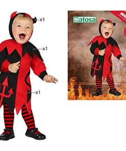 Costume per Neonati Th3 Party Multicolore Demonio (3 Pezzi) Taglia:12-24 Mesi