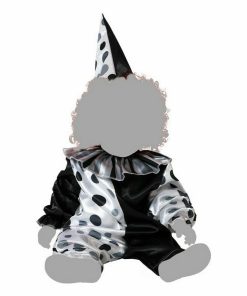 Costume per Adulti Grigio Pagliaccio Halloween Taglia:Taglia - 24 Mesi