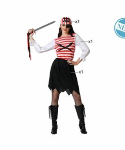 Costume per Adulti Pirata Taglia:XL
