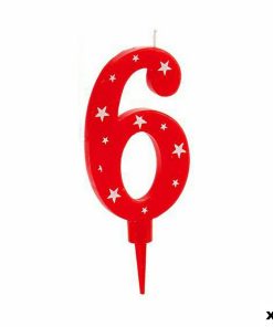 Candela Compleanno Numeri 6 (12 Unità)