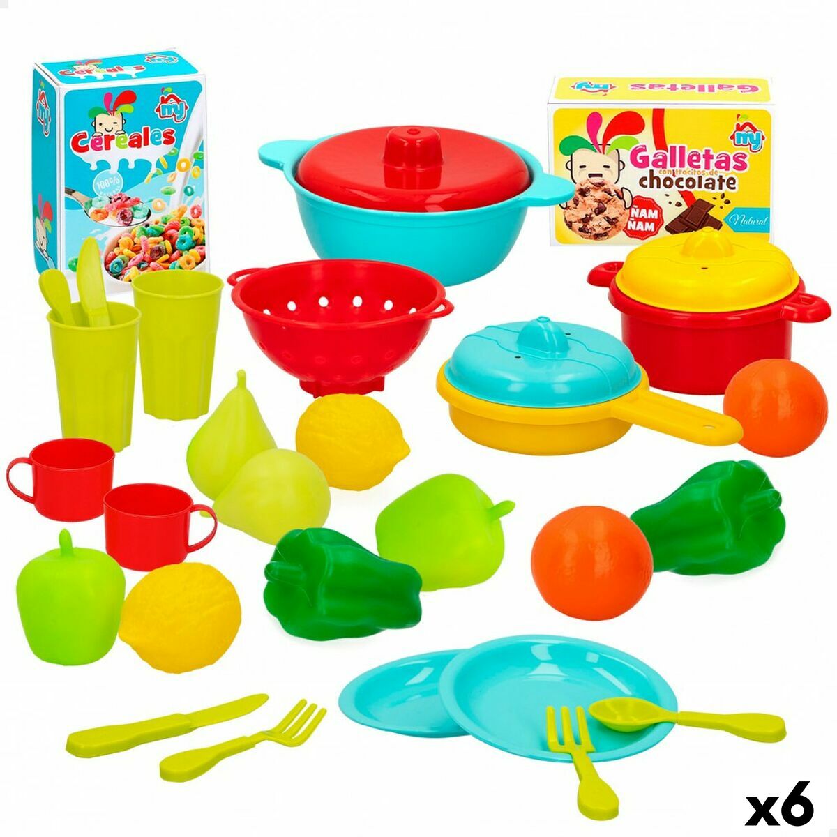 Set di Alimenti giocattolo Colorbaby Utensili e accessori per la cucina 31 Pezzi (6 Unità) - Image 2